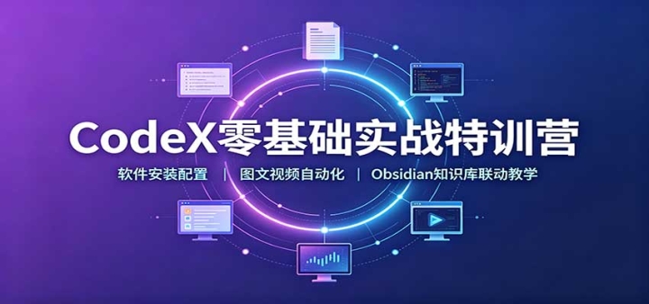 CodeX�����ʵս��ѵӪ��������װ���ã�ͼ����Ƶ�Զ�����Obsidian֪ʶ����